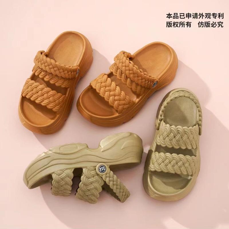 Product Introduction of Dép Đế Bánh Bèo, Giày Lười Nữ Mùa Hè, Thời Trang Ngoài Trời, Dép Hai Quai Tăng Chiều Cao, Bán Chạy, Thích Hợp Cho Năm 2025, Bộ Sưu Tập Người Mới, Thích Hợp Cho Mùa Hè, Năm 2025 5