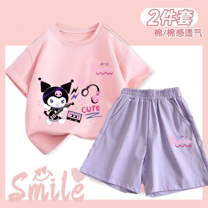 Product Introduction of Bộ Đồ Trẻ Em, Quần Đùi Ngắn Tay Cho Bé Gái, Quần Đùi ngắn Tay Mùa Hè Cho Trẻ Em Clow M, Bộ Hai Mảnh, Quần Đùi Thoáng Khí, Thời Trang, Thích Hợp Cho Năm 2025 4