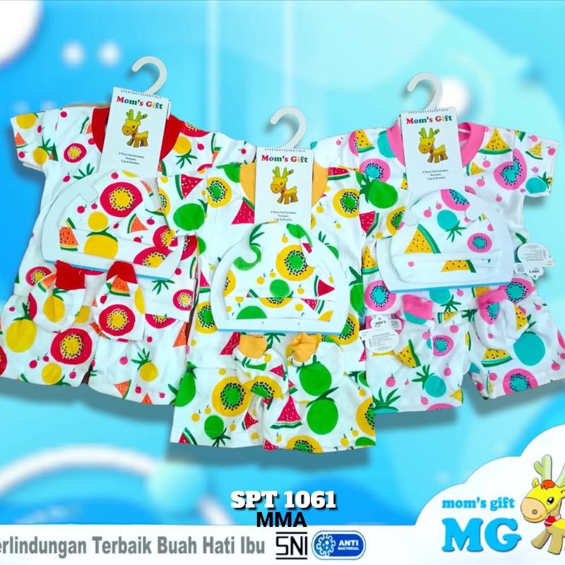 Setelan watermelon satu set/ Stelan Anak Katun/ Baju New Born 0