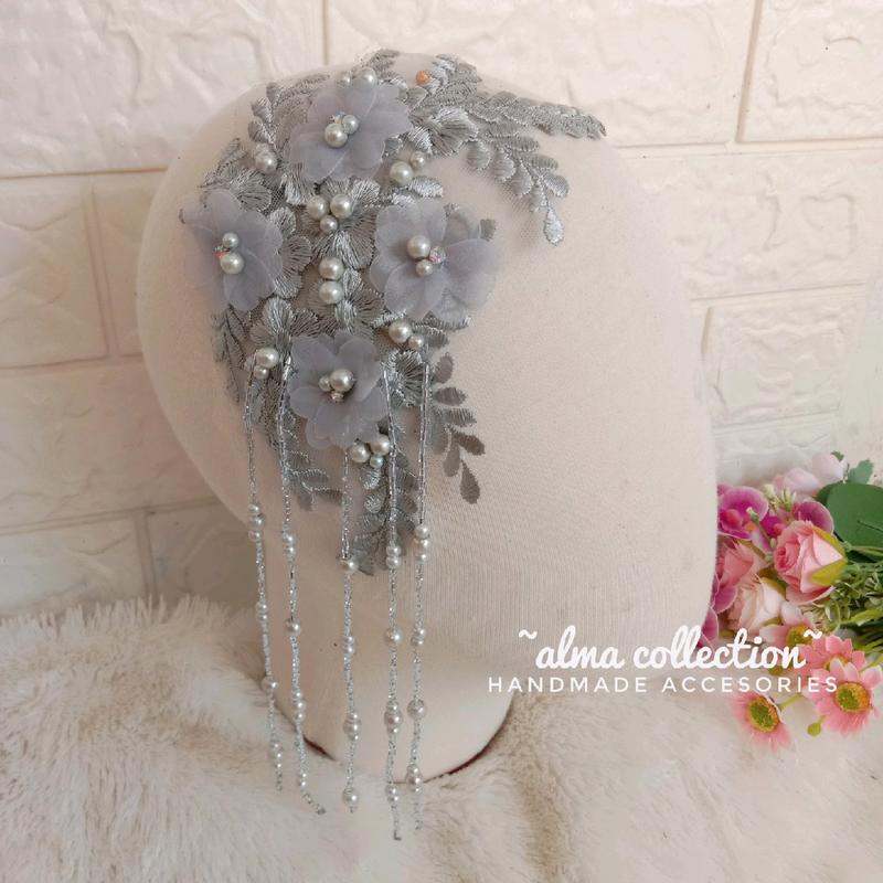 Headpiece simple juntai by alma collection 3