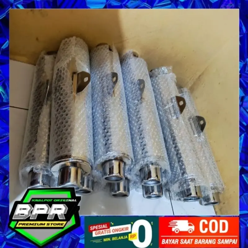 Knalpot Standar Satria Fu CKD silincer tabung dan adaptor Satria fu PNP untuk vixion New Vixion old CB150R New LED CB150 5
