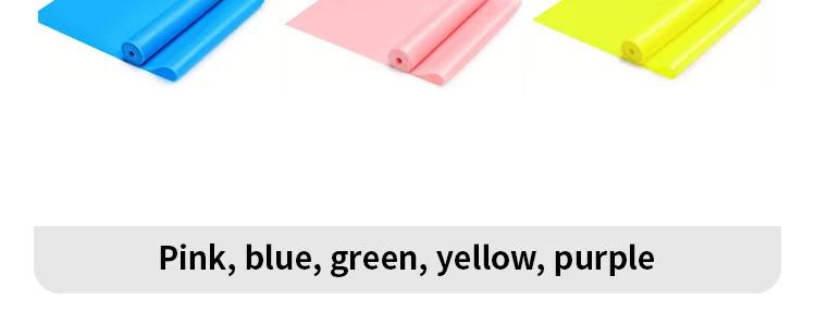 Product Introduction of 1 Pc TPE Yoga Tension Sheet Elastic Band Fitness Exercise Resistance Band Pilates Resistance Band for Home Gym Fitness Training 12