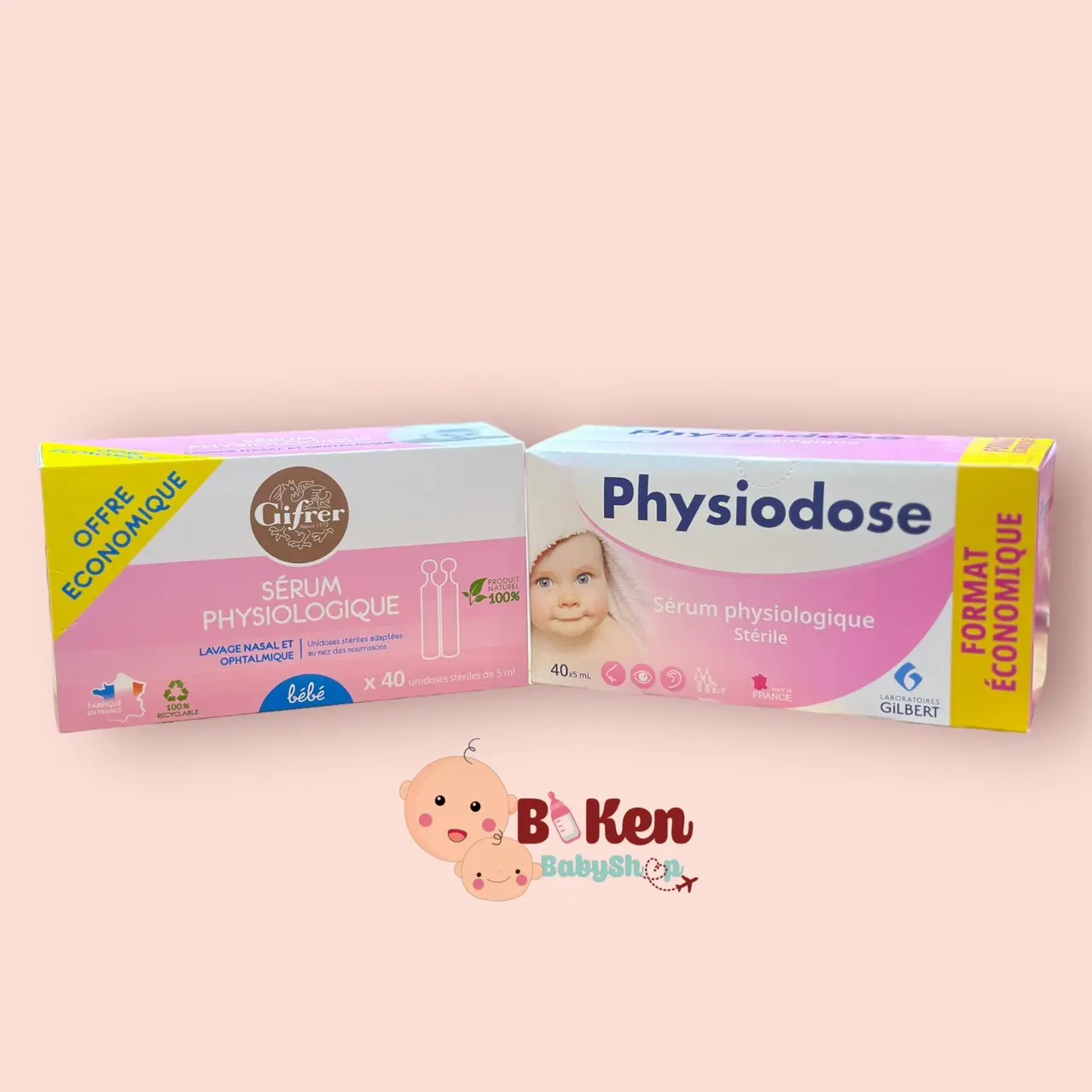 Nước muối Pháp Physiodose/ Gifrer