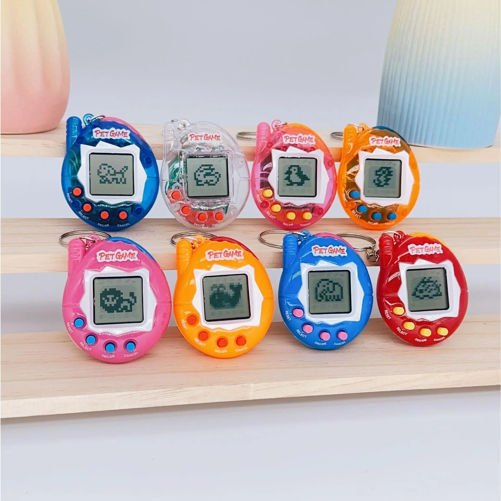 Máy Thú Cưng Điện Tử, Cầm Tay, Mini, Máy Trồng Thú Cưng Ảo, Đồ Chơi Mới Lạ, Mặt Dây Chuyền, Móc Chìa Khóa