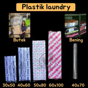 PLASTIK LAUNDRY BAJU BESAR BENING BUTEK TEBAL (1PACK)