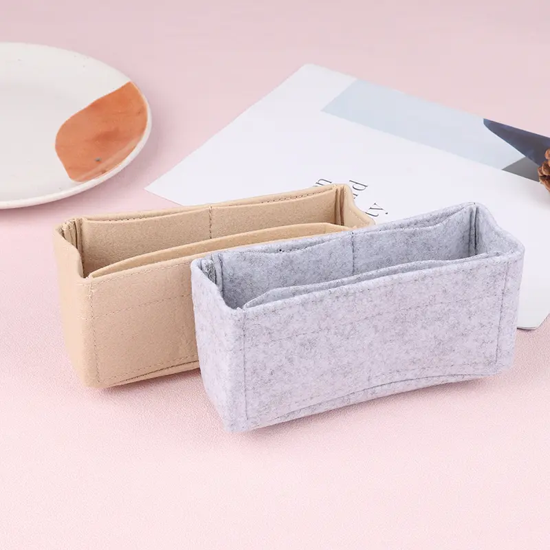 Túi Sắp Xếp, Cho Túi Mini, Túi Lưu Trữ, Túi Lót, Túi Ngăn Đựng Ví Nỉ, Túi Lót Túi Xách Bag Nhung 6