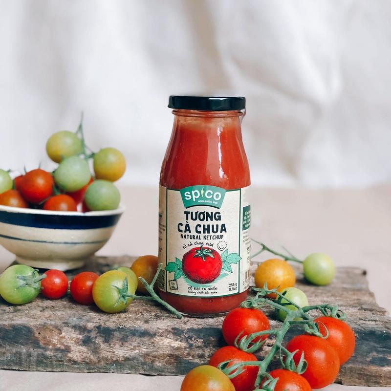 Tương Cà Chua SPICO 255gram cô đặc tự nhiên thơm mùi cà chua tươi chấm gà rán nấu xốt mì ý thịt bằm