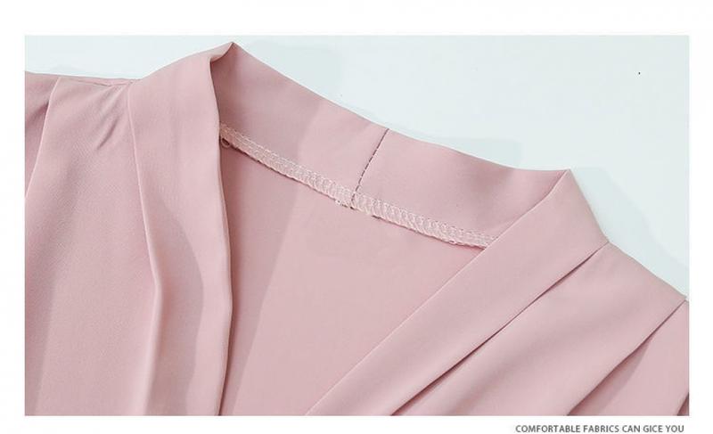 Product Introduction of Kemeja Sifon, untuk Wanita, Fesyen Baru Musim Panas 2024, Gaya Korea Mudah, Longgar, Lengan Pendek, Serba guna, Baju Atasan Sifon, Fesyen Wanita 20