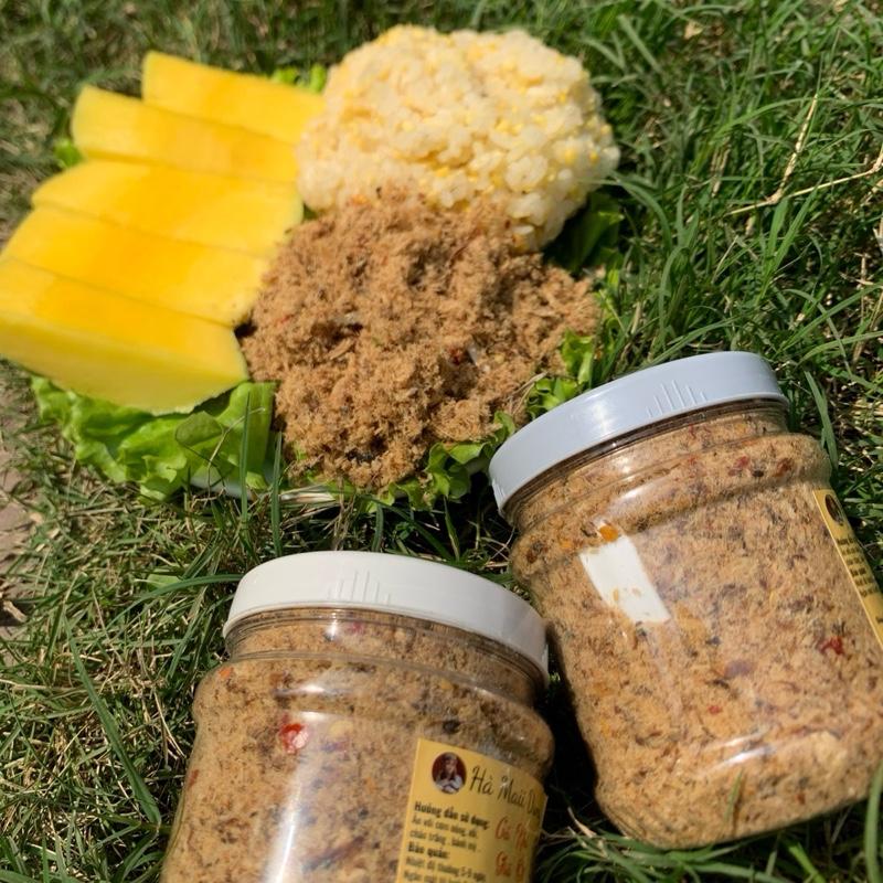 Combo 2 hũ 400g cá khô giã ớt cay vừa ăn cùng cơm food Snack Ăn Vặt Thức Food Ăn cá nục