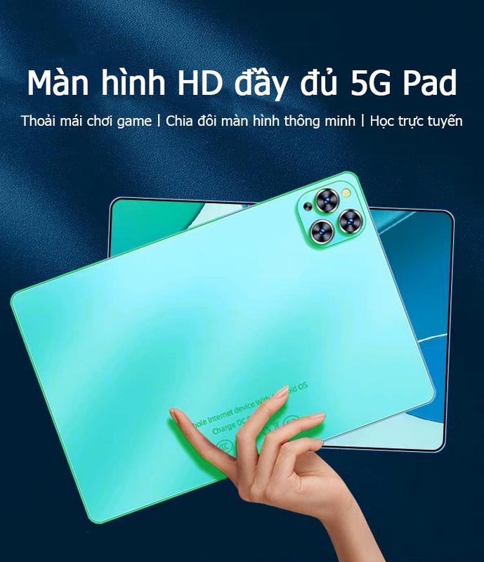 Cấu hình máy tính bảng game cao cấp XT30 5G mẫu mới nhất, đi kèm phụ kiện ốp da cao cấp+ bàn phím thông minh smart magnetic+bút cảm ứng thông minh+bộ sạc nhanh+ giá đỡ máy tính+ màn hình full view , khung full màn hình,kính ốp sau, dung lượng pin lớn