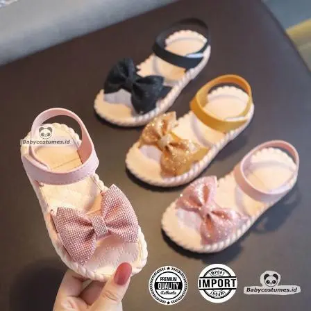 BEST MEGA SALE 1.1 (1-5 tahun) Size 24-29 Import Sandal Tali Anak Import PITAKU Motif Cantik Korean Style 1