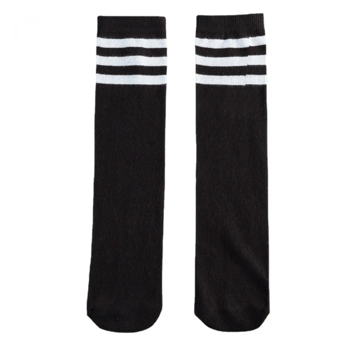 Children's Spring and Autumn Over-the-Knee Socks Three-Stripe Long Tube Student Socks Cotton Socks Wazi Calf Socks