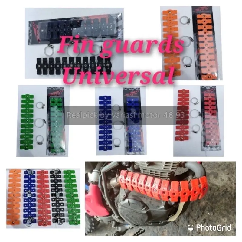Pelindung pipa leher knalpot klx 150 crf wr 155 dtracker pelindung panas leher knalpot trail cross Motorcycle Motor 3