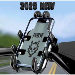 【Motorcycle Phone Mount】Anti-Shake Shockproof Holder for Android iPhone - Perfect for Grab/Foodpanda Rider, Navigation, Road Trip Accessories