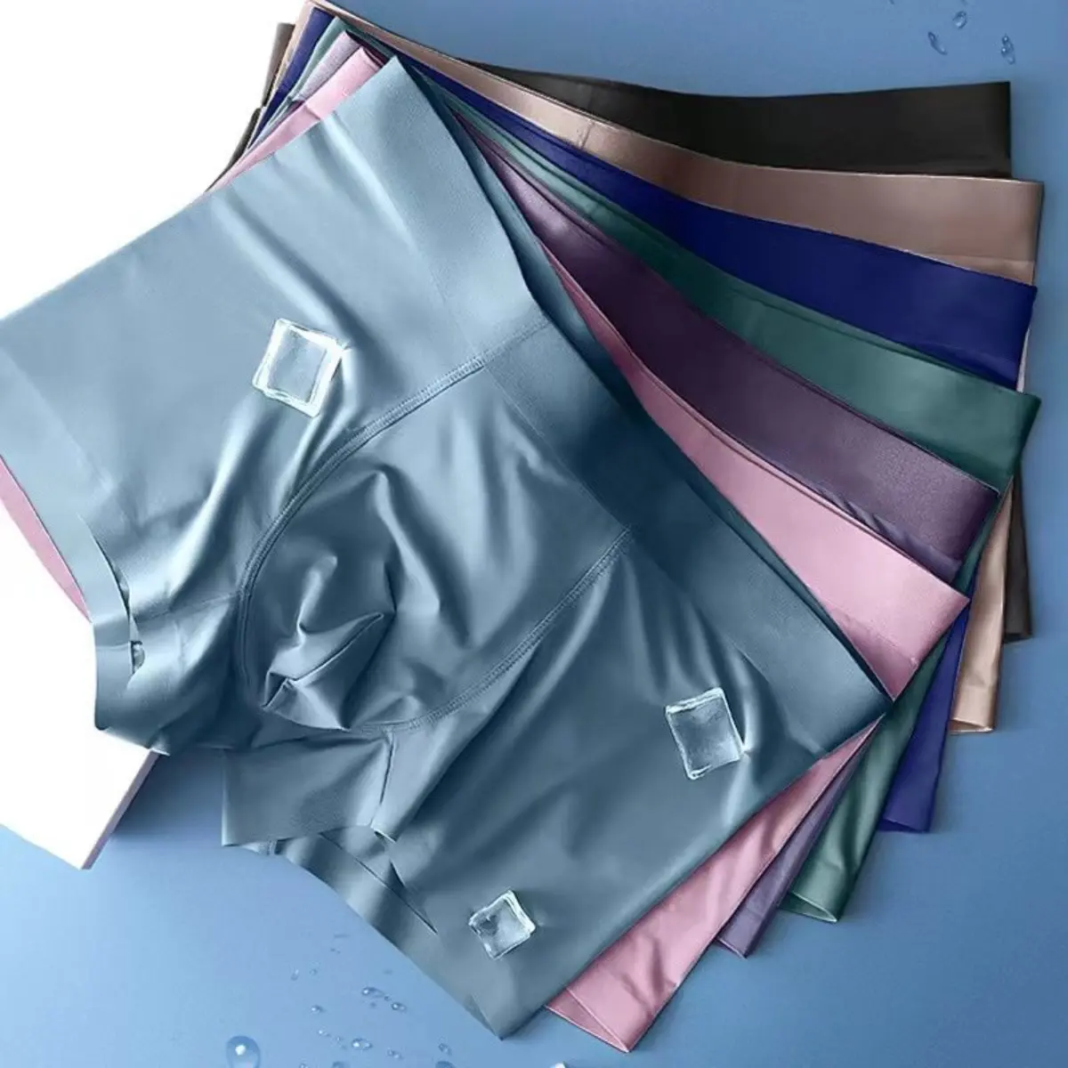 Quần sịt nam đúc su thun lạnh,quần lót nam boxer không đường may loại 1,vải mềm mịn thoáng mát XM5 Menswear Quần Boxer