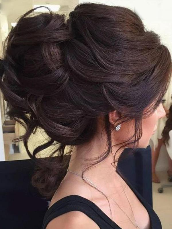 10 Inch Natural Black Short Curly Fluffy Hair Bun Extension for Women, Easy Grasping Clip Curly Synthetic Hairpiece for Daily Use Party, Wigs 9
