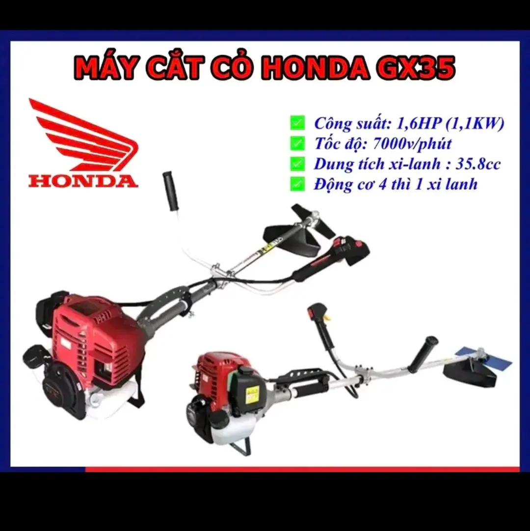 Máy cắt cỏ  HONDA  GX35 Nhập khẩu 100% bảo hành 12 tháng...