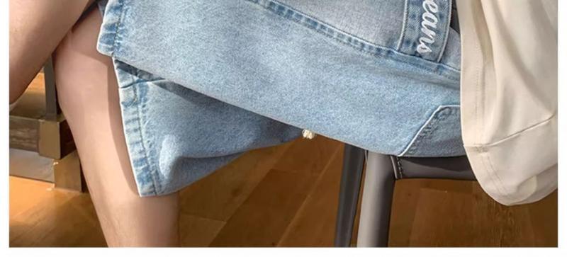Product Introduction of 2025 [1044 People Collected] Men's Summer Thin American Style Cargo Five-Point Denim Shorts Men's Pants Ins Trend Versatile Loose Straight-Leg 18