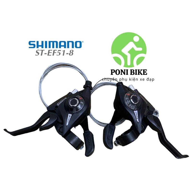 Bộ tay đề liền phanh Shimaono EF51-8, tay bấm xả shimano 3x8, có bán tách lẻ bộ Gắn Xe Đạp Sport Đạp Xe Đạp