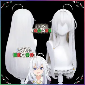 M Wig Elaina Cosplay Wandering Witch: The Journey of Elaina Orang Dewasa/Anak-Anak Dapat Menggunakannya  Hitam