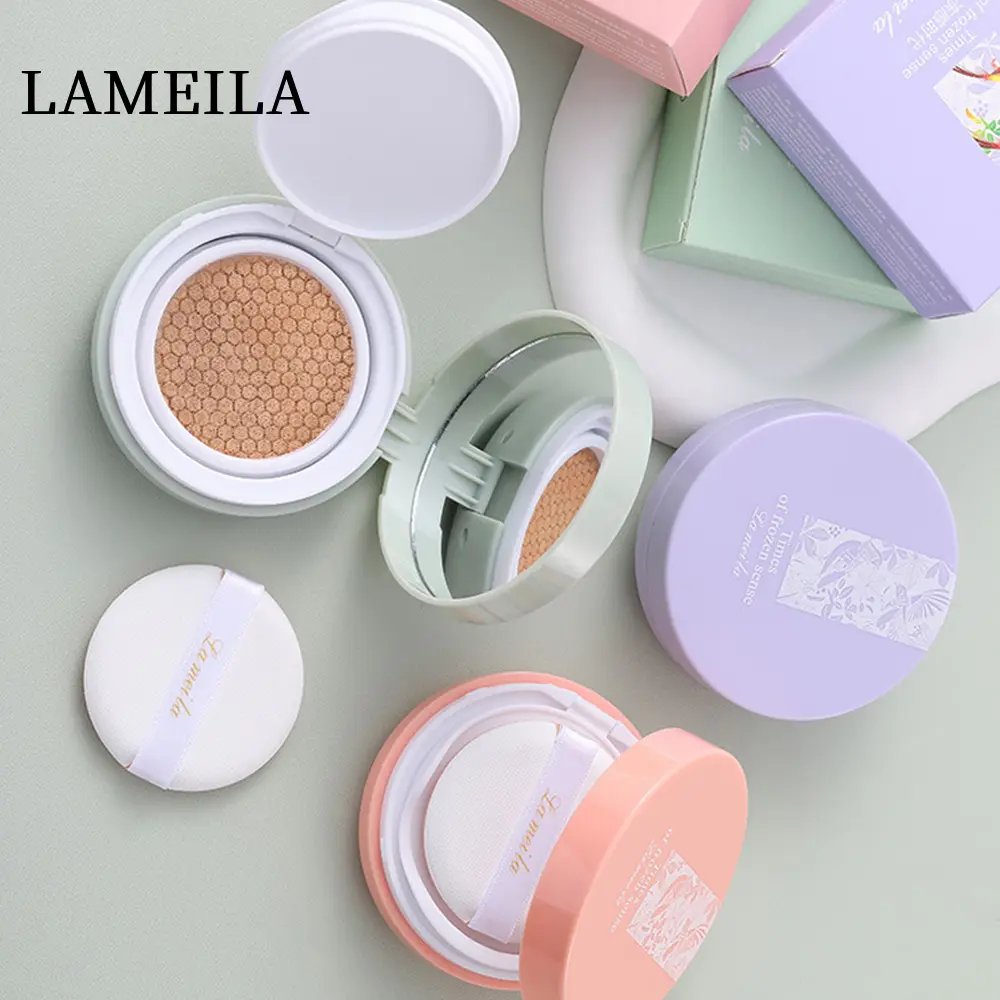Kem Nền Đệm BB, LAMEILA, Kiểm Soát Dầu, Hoàn Thiện Lì Tự Nhiên, Đệm Khí, Lâu Trôi, Không Thấm Nước, Độ Che Phủ