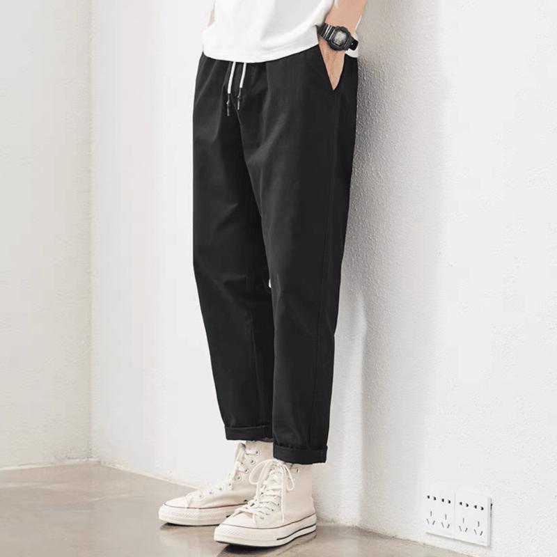 Quần Kaki co giãn Nam Nữ ống suông form Baggy Thời Trang Bigsize (Kaki co giãn) Thun Pants 3