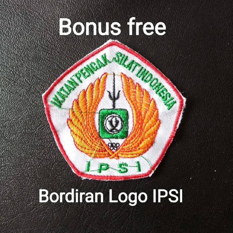 Seragam SILAT ANAK & DEWASA bunus IPSI bordir Nyaman Uniseks Set Sport Outdoor 4