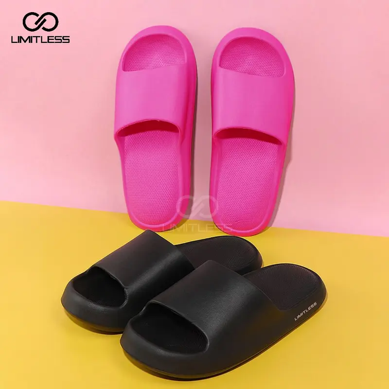 Sandal Slop Wanita Nagita Kekinian Ringan Sendal Slop Cewek Premium Lucu Fashion Korea Aesthetic Eva Sendall Shoes sandal  tapak  tinggi  dan  tebal 5