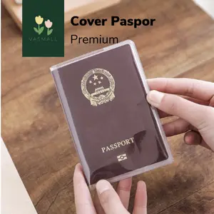 VASMALL - [ 5 PCS ] SAMPUL PASPOR | COVER PELINDUNG PASPOR | SAMPUL PLASTIK BUKU PASPOR | COVER PASPOR