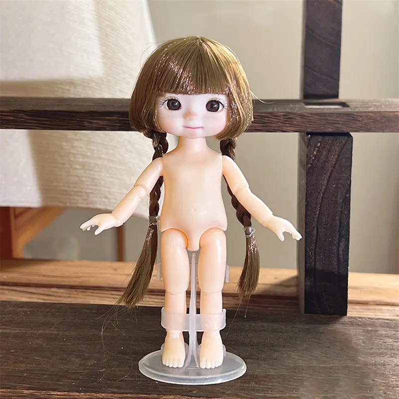 Búp Bê 16cm, Có Biểu Cảm Khác Nhau, Dễ Thương, Búp Bê BJD 1 / 8, 13 Khớp Có Thể Di Chuyển, Đồ Chơi Bé Gái, 1 Chiếc