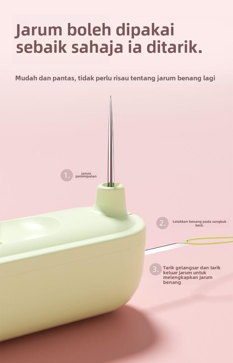 Product Introduction of Penggali Jarum Mudah Alih, Pemutus Benang, Reka Bentuk Dua Dalam Satu yang Cepat dan Berkesan, Sesuai untuk Kegunaan Harian di Rumah. 7