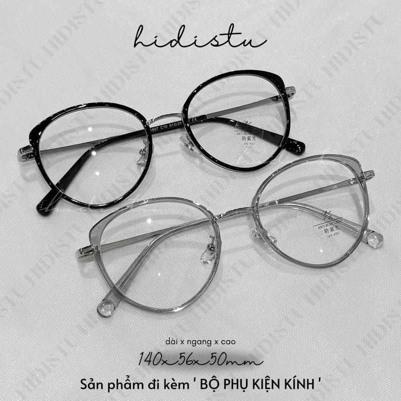 Gọng mắt tròn Pround. Dáng kính tròn trung bình to, phù hợp dáng mặt to và vừa. Hidi Studio Eyewear