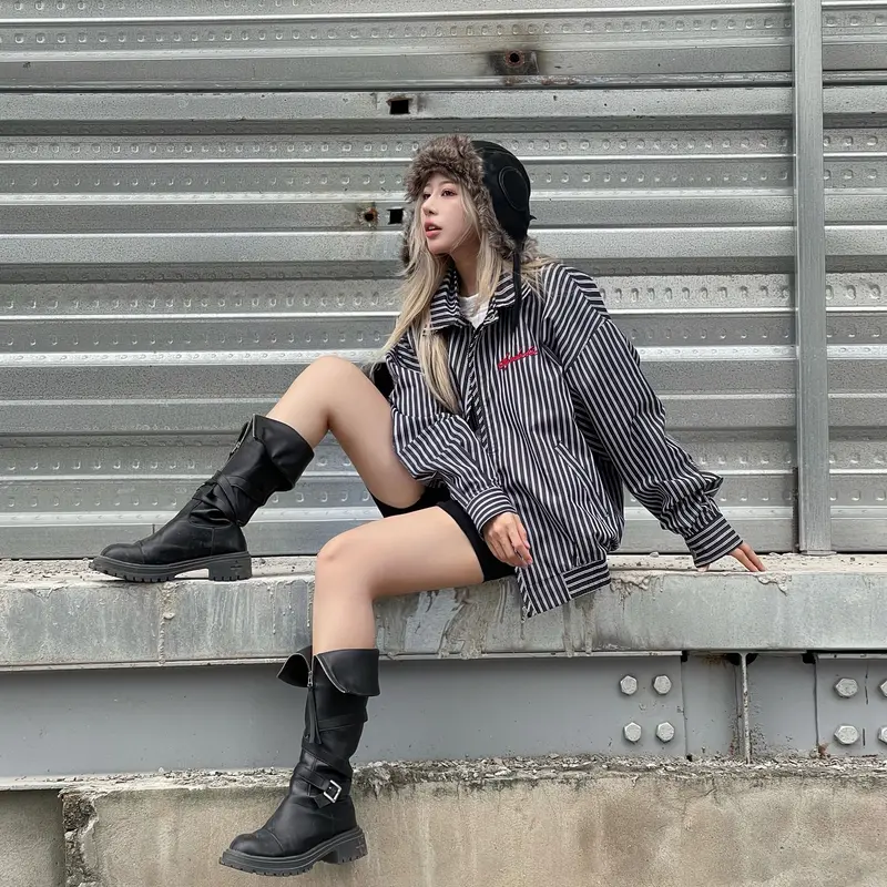 Áo khoác Striped Jacket nylon 3