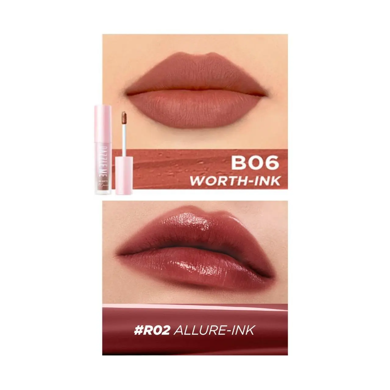[Matte] 06 Worth Ink + [Gloss] 02 Allure Ink 