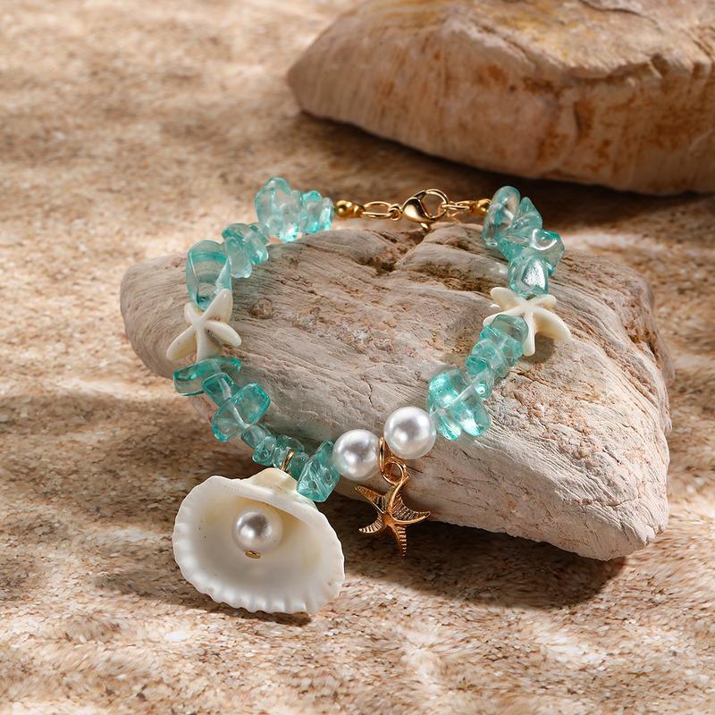 Vòng Tay Bện Vỏ Sò Boho, Thời Trang, Dành Cho Phụ Nữ Và Nam Giới, Vòng Tay Vỏ Sò Bãi Biển Mùa Hè, Quà Tặng Trang Sức Quyến Rũ 5