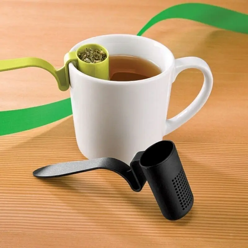 1PC Random Color Tea Strainer Herbal Spice Leaf Tea Infuser Reusable Strainer Tea Coffee Colander Teaspoon Kitchen Tea Infusers Filter LB 375
