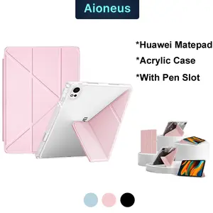 Case For Huawei Matepad 11.5 Matepad 12X 2026 Acrylic Case Huawei MatePad SE 11inch Matepad Air 12" 2024 Auto Wake/Sleep Tablet Cover