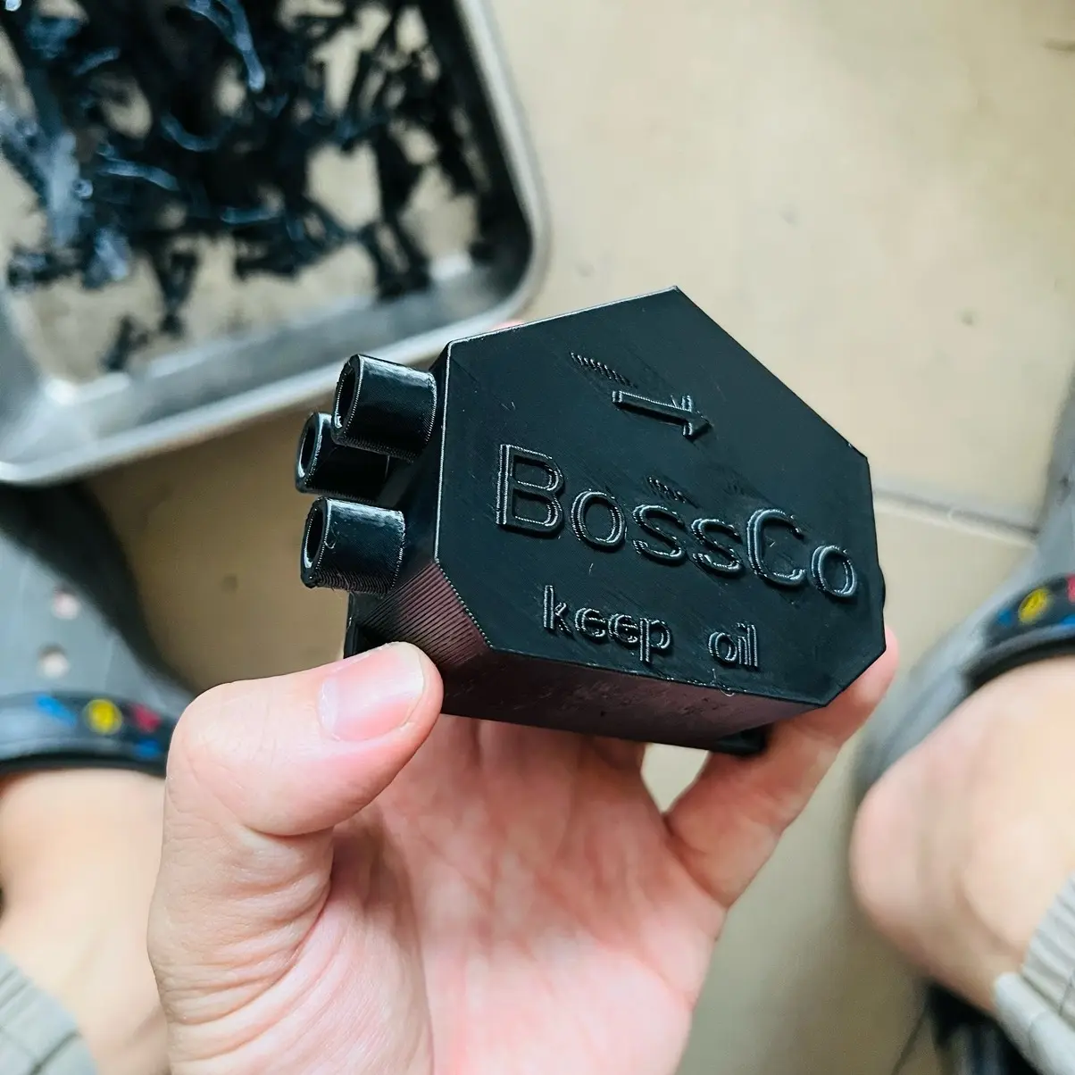 bẩy nhớt bossco 1 2 3 4 ống bằng nhựa.