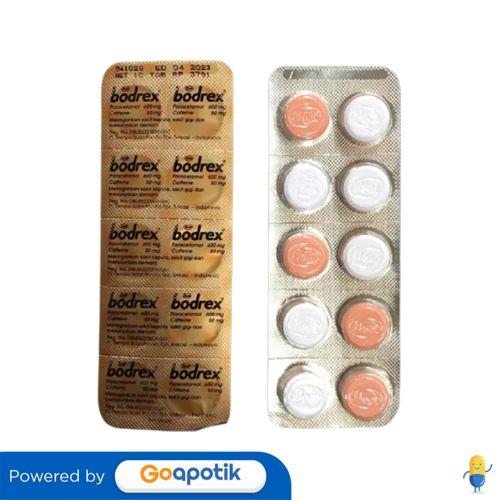 Gambar BODREX STRIP ISI 10 TABLET dari Apotek Zulkarnain by GoApotik Kota Bekasi Tokopedia