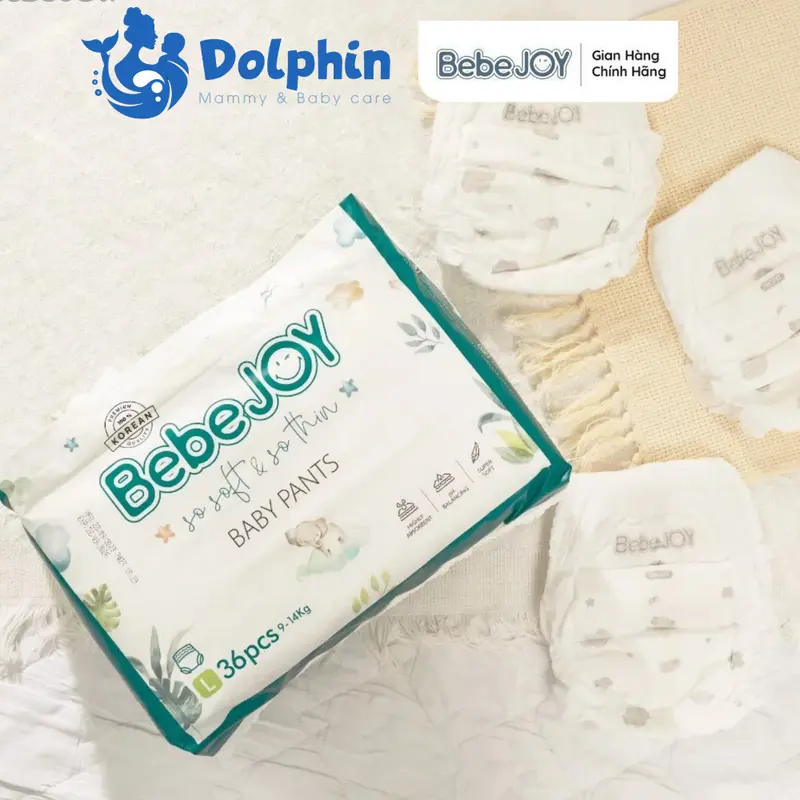 3 miếng bỉm dùng thử bỉm Bebejoy Hàn Quốc - tã bỉm siêu thấm hút 4s, siêu mỏng 15mm 4