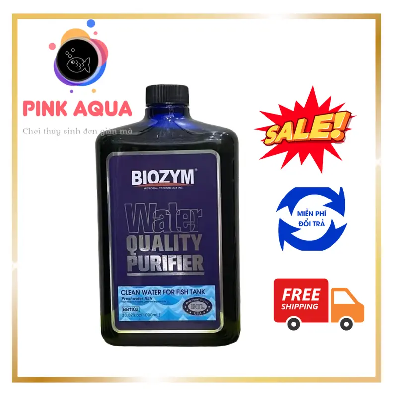 Biozym Water Quality Purifier - Dung dịch làm trong nước cao cấp bể cá thủy sinh , bể cá cảnh vi sạch 0