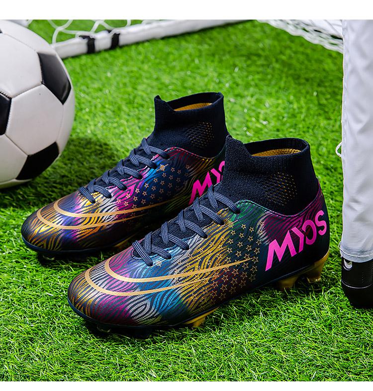 Product Introduction of Fustal！35-45 Ready Unisex Plus Size Training Football Shoes Fashion All-terrain Football Shoes Wide Last Soccer Shoes 23