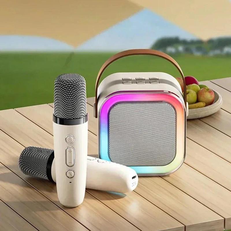 Product Introduction of Bluetooth speaker mini portable karaoke microphone wireless Bluetooth integrated Audio Smartphone 6