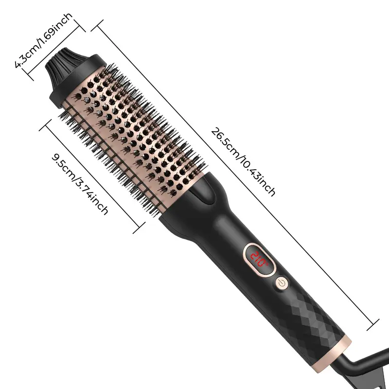 3 in 1 Hair Styling Tool, LCD Display Hair Curling Iron, Fast Heating Hair Curling Comb, Hair Styling Tool for Home & Travel 1