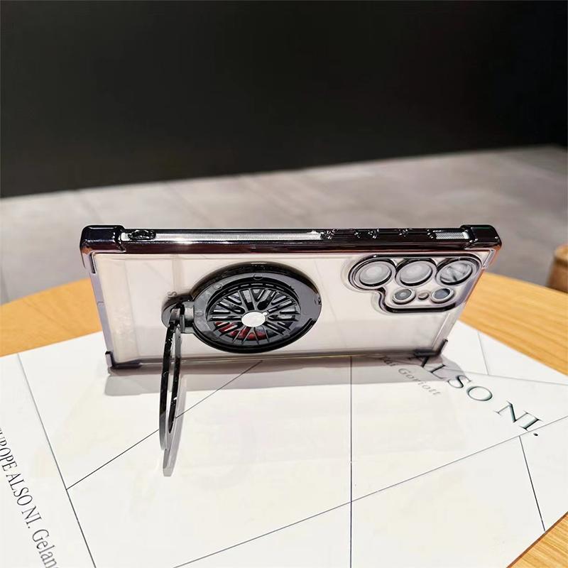 Product Introduction of Rotating Gyro Bracket Phone Case, Anti-drop Phone Protective Cover, Phone Accessories Compatible with Samsung Galaxy S24 S23 S22 Plus Ultra 8