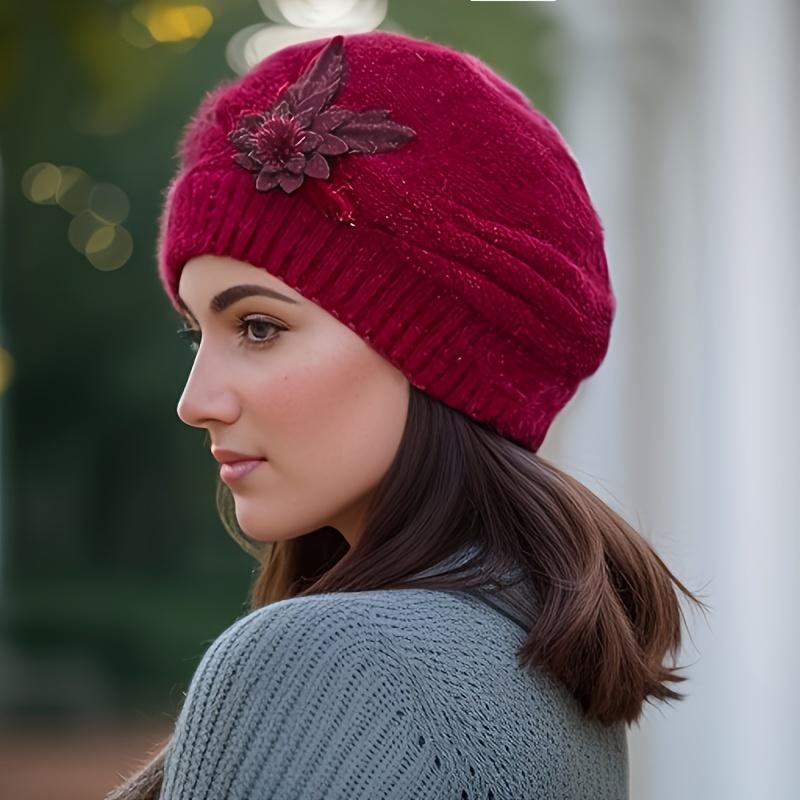 Winter Chic Slouchy Beanie Hat - Soft Acrylic Knit, Elastic, Packable, and Warm Perfect for Christmas, Autumn, Daily Use jewelry 6