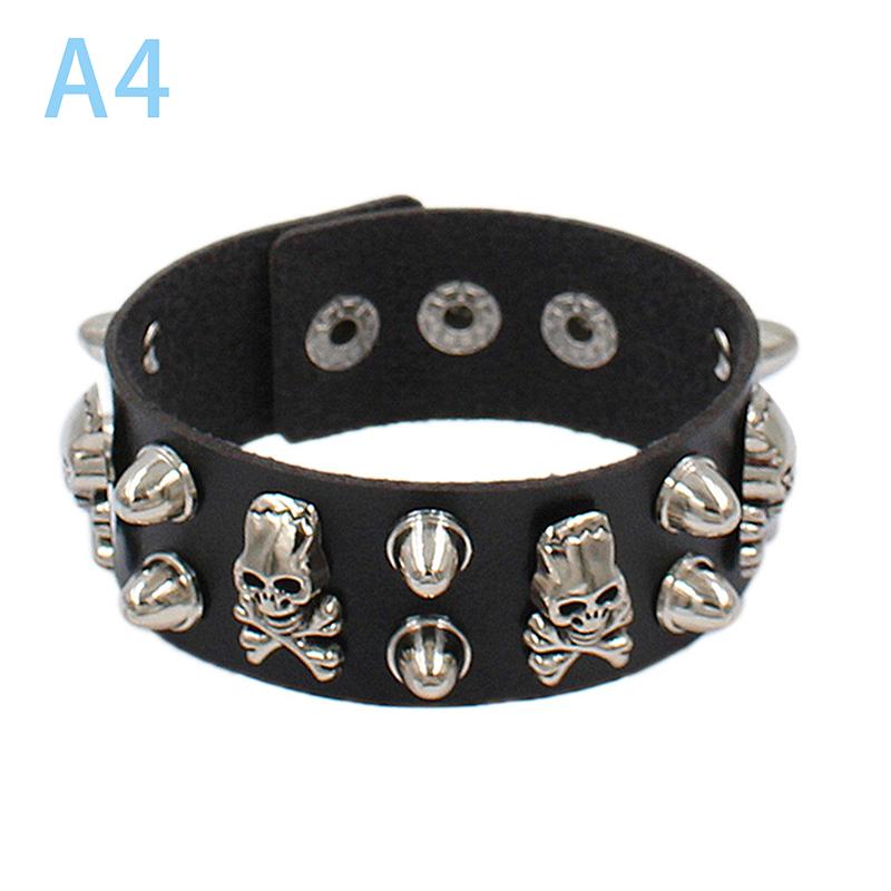 Product Introduction of Vòng Tay Phong Cách Punk Thời Trang Thập Niên 90, Cá Tính, Làm Bằng Da PU, Ba Hàng Đinh Tán, Vòng Tay Vuông, Vòng Tay, Thích Hợp Cho Bữa Tiệc Năm 2024, Tuyệt Vời Làm Quà Tặng 22