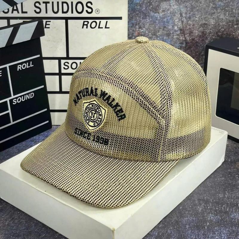  Mũ Lưỡi Trai Nón Kết Phối Lưới Thời Trang Nam Nữ Siêu Đẹp Dễ Phối Đồ  MC06- Màu Vàng Kim  