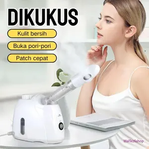 Steamer Wajah Praktis & Ringan - Mesin Uap Panas Spa Rumahan, Membuka Pori, Hidrasi, Pelembaban, & Memperkuat Kualitas kulit Wajah