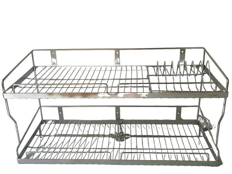 Kệ Chén Bát Treo Tường INOX 304 KC1 kệ up chén bát kệ đặt xưởng tăm đặc KỆ VÍT 2 TẦNG Kitchen